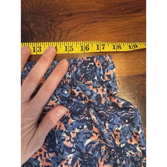 Peter Millar Men's Blue Turtle Tide Graphic Print 8" Swim Trunks Drawstring XL - Picture 4 of 15